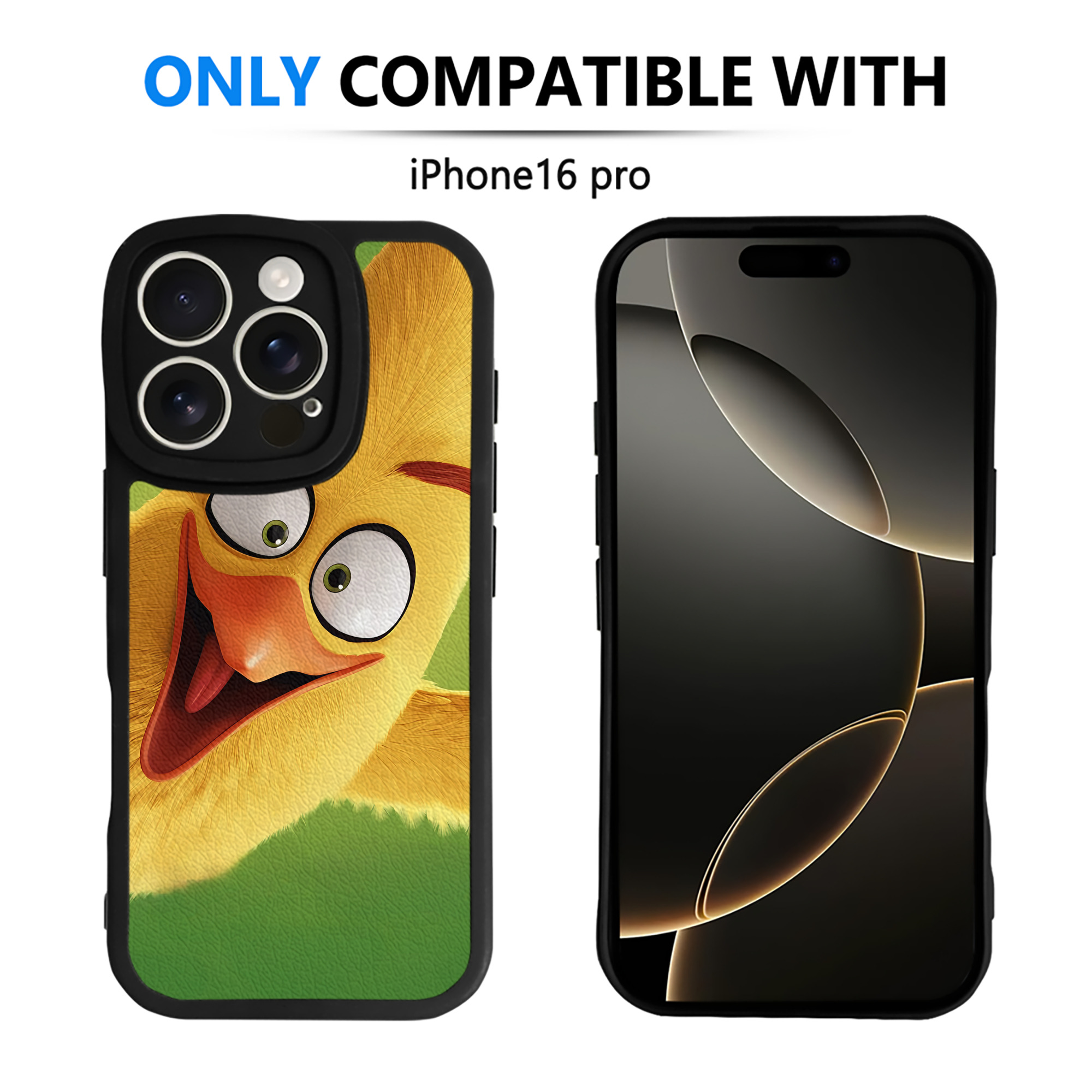 （画像用） Angry Birds アングリーバード 【iPhone 16シリーズ対応】シリコンスマホケース（レザー調） 材質：シリコン